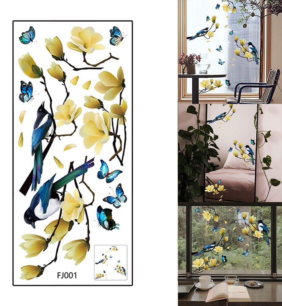 Wall Stickers Home Decor Self-adhesive Waterproof Branch Decals Decoration