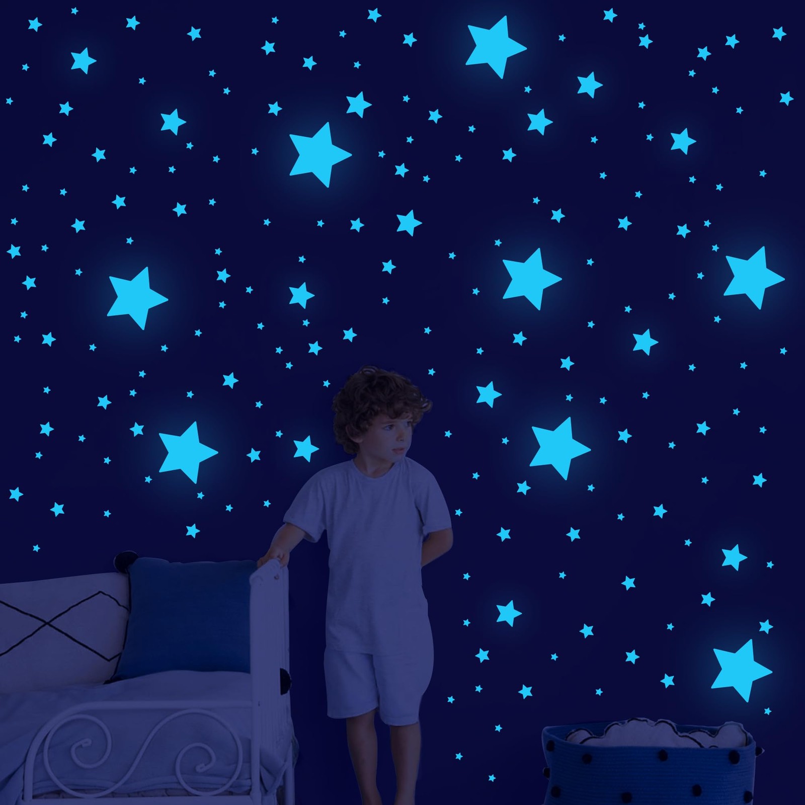421Pcs Glow in The Dark Stars Ceiling Stars Glow in Dark Space Planet Univers…