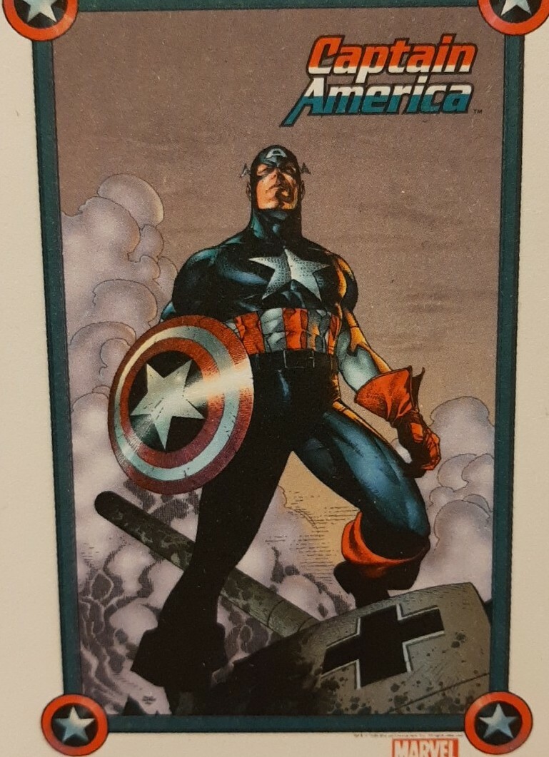 New 2003 Marvel Kalan Window Clings Decal Captain America Hulk Avengers MCU Gift