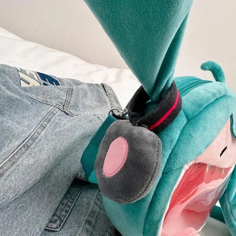 Anime Hatsune Miku Cosplay Plush Backpack Ita Bag Women Bag Shool Student Men Ve