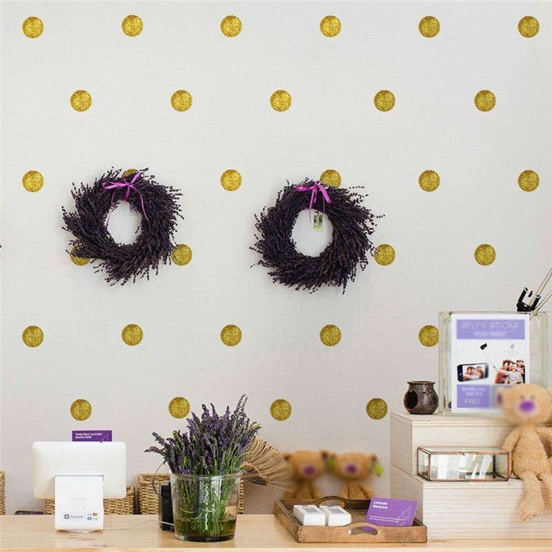 Stickers Decal Dot Wall Decor Spots Child Kids Polka Circle – 3 Colors Vinyl Art