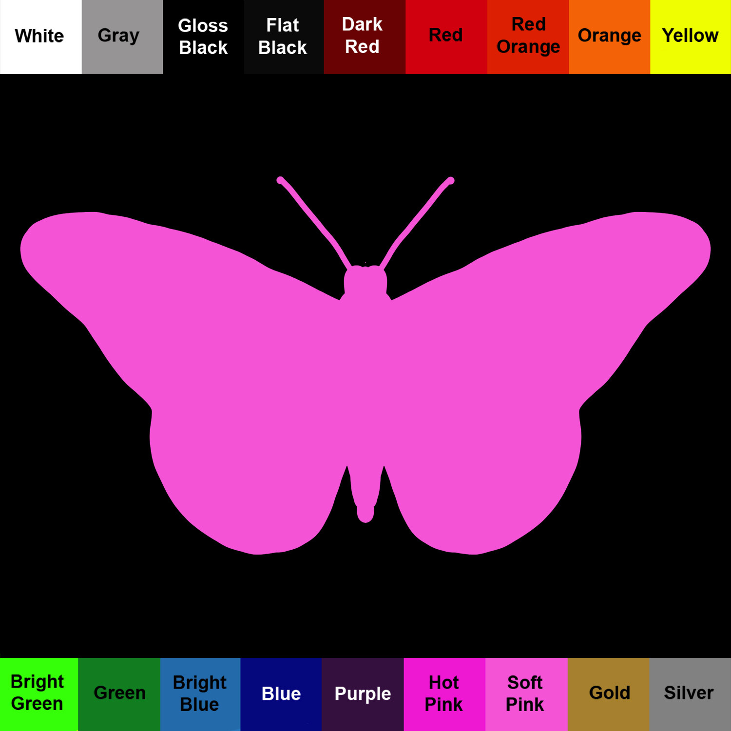 Butterfly Decal – Buy 1 Get 1 Free – Flying Butterfly Stickers
