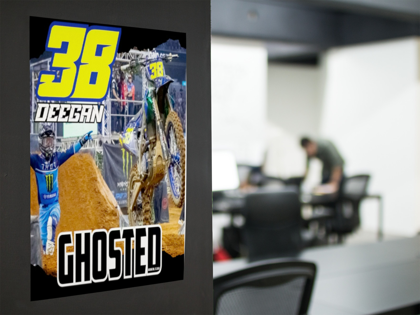 Haiden Deegan GHOSTED Supercross Wall Vinyl Decal 38 Removable Adhesive Backing