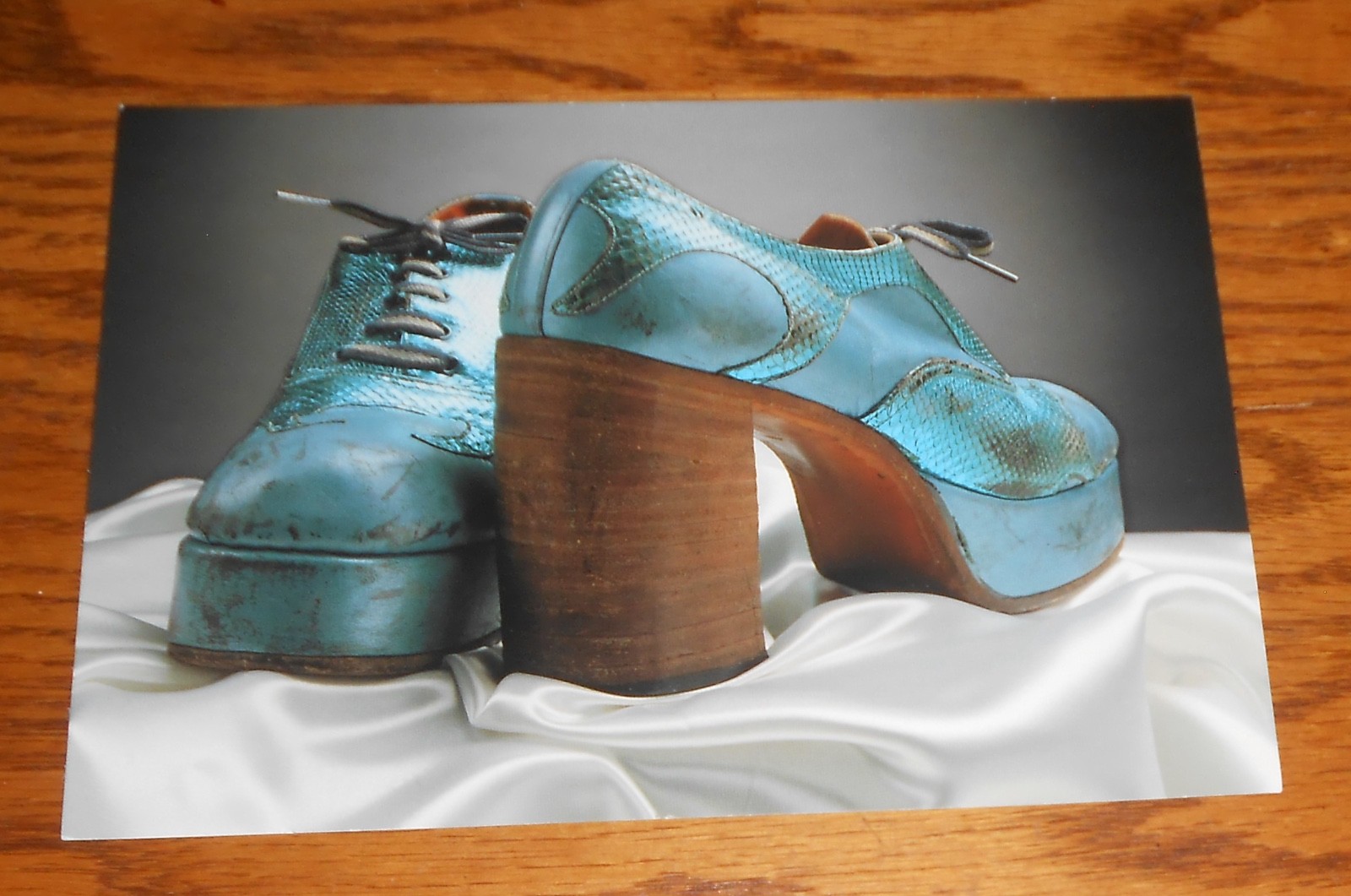 Keith Moon's Platform Shoes Postcard 7×5 The Who RARE