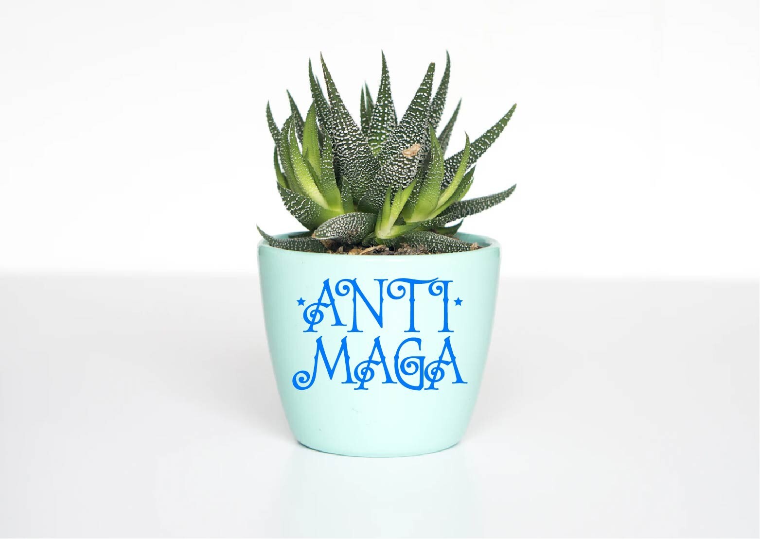 Anti MAGA Decal Sticker Protest Trump Political FDT Hands Off Rally Liberal