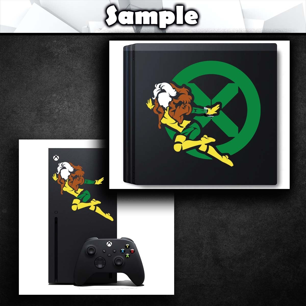 Rogue X-Men Marvel Vinyl Decal Sticker (Comics Car Laptop PC Tower Decor)