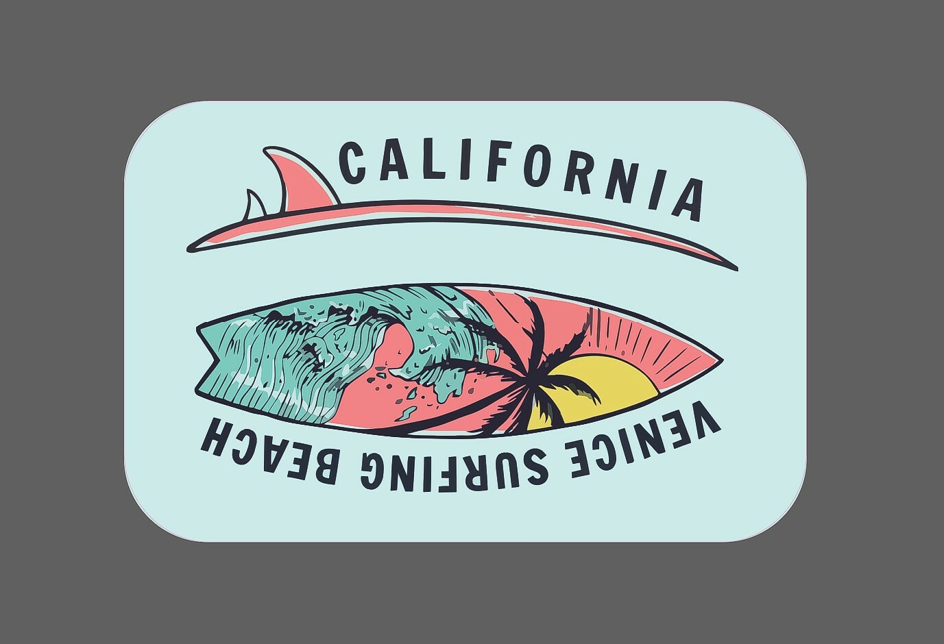 Venice Beach Sticker Surfing Waterproof – Buy Any 4 For $1.75 Each Storewide!