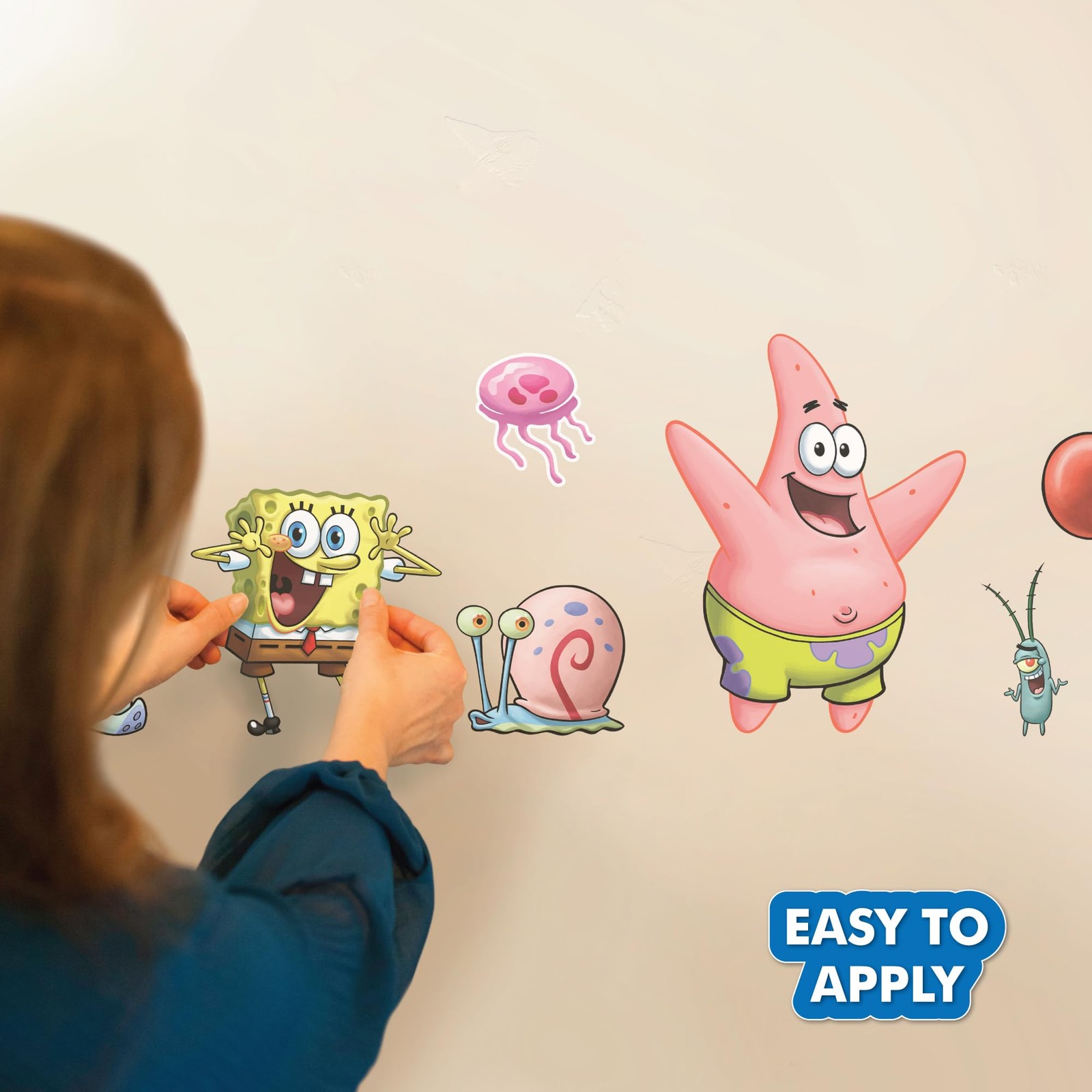 Spongebob Squarepants Wall Decals – Patrick Star, Squidward, Mr. Krabs, Gary,…
