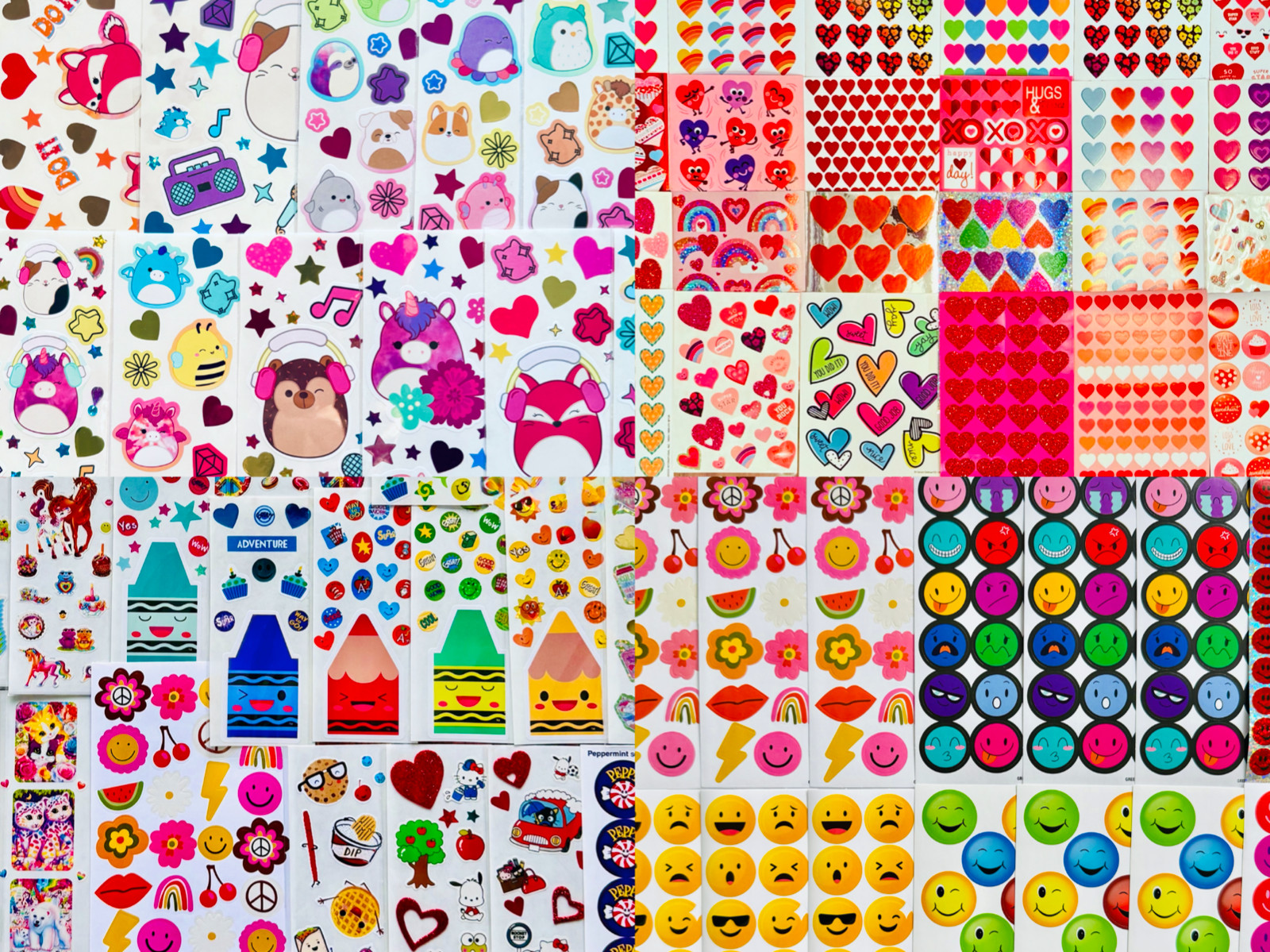 100+ Stickers Retro Crayons Crayola Colors art tools supplies collage create fun