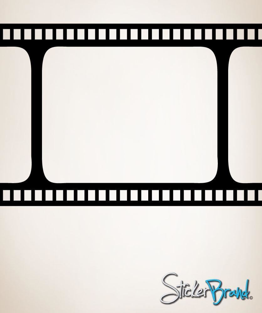 Movie Theatre Room Film Strip Vinyl Wall Decal Sticker. #OS_MB912