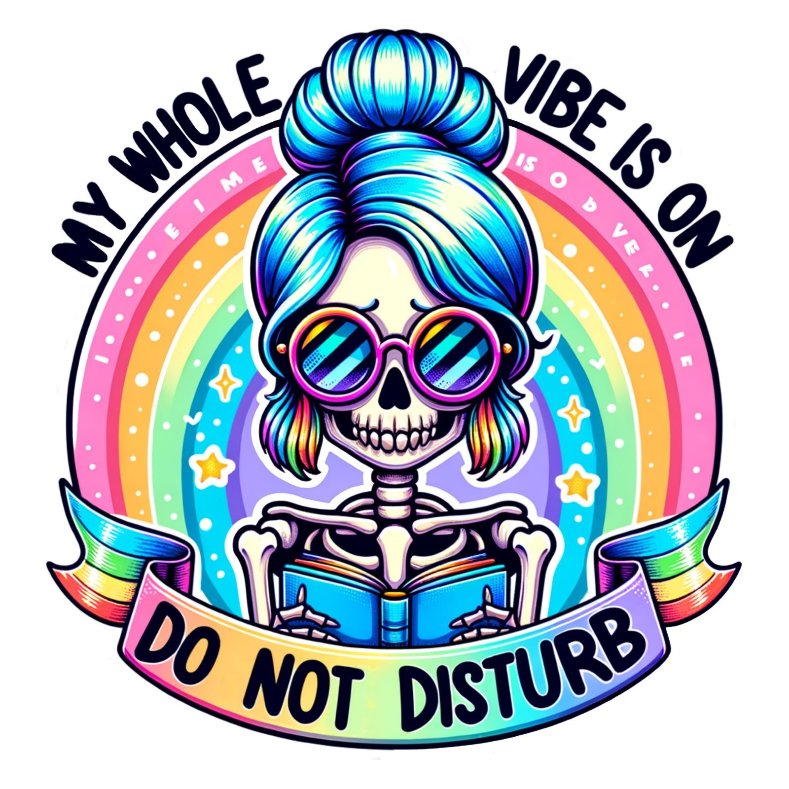 My Whole Vibe is on Do Not Disturb Sticker Decal