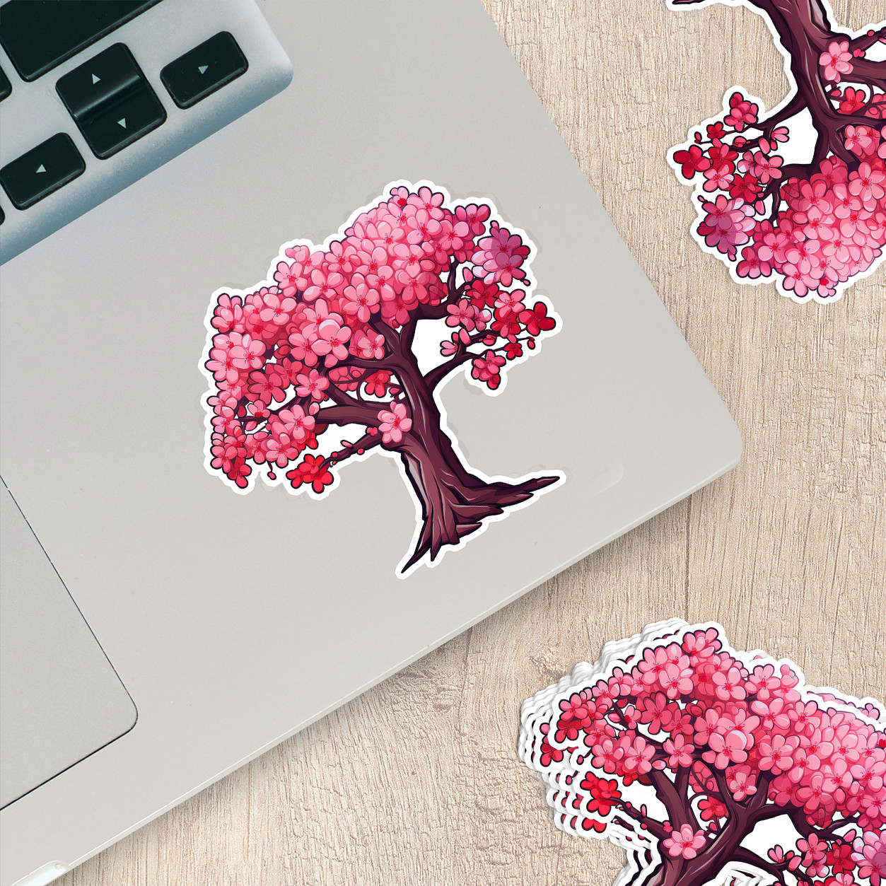 Cherry Blossom Vinyl Sticker – Embrace Nature's Beauty Anywhere You Go!