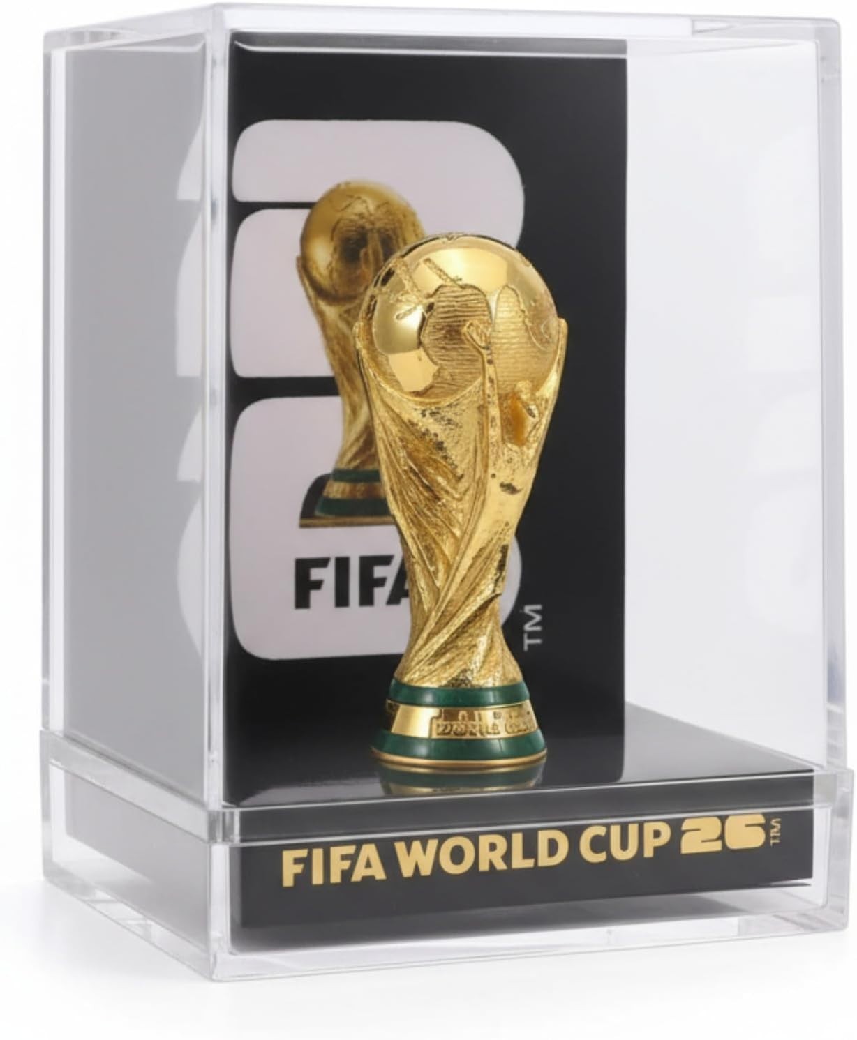 Official FIFA World Cup 2026 Trophy Replica with Acrylic Display Case