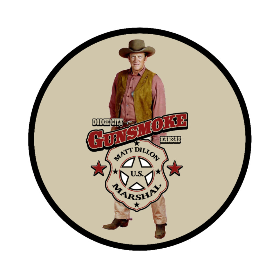 Gunsmoke (Matt Dillon) – 4" Vinyl Decal Sticker Handmade Cooler Laptop Vehicle