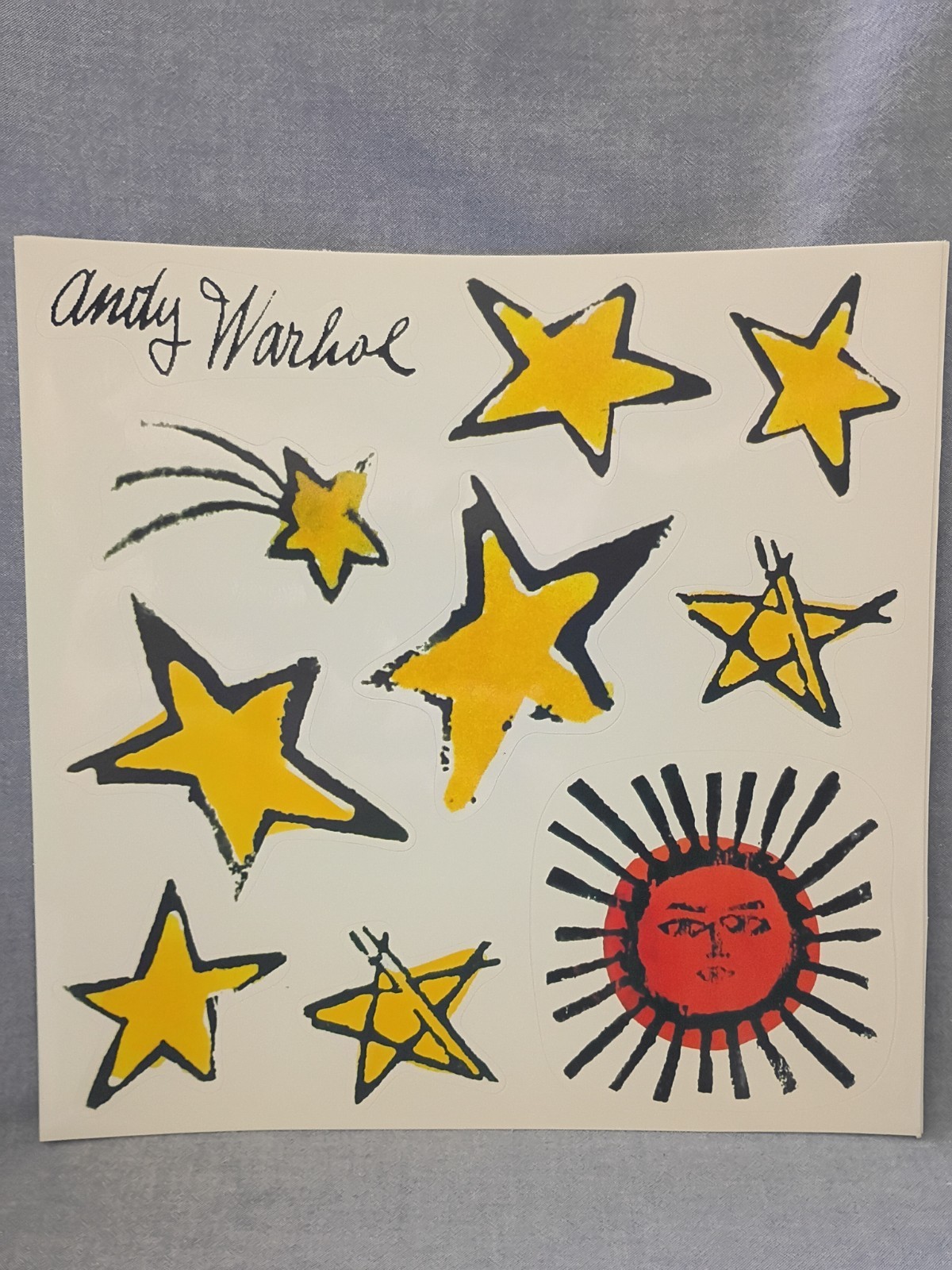 MUDPUPPY & Andy Warhol "So Many Stars" Wall Decals, Glow in The Dark,