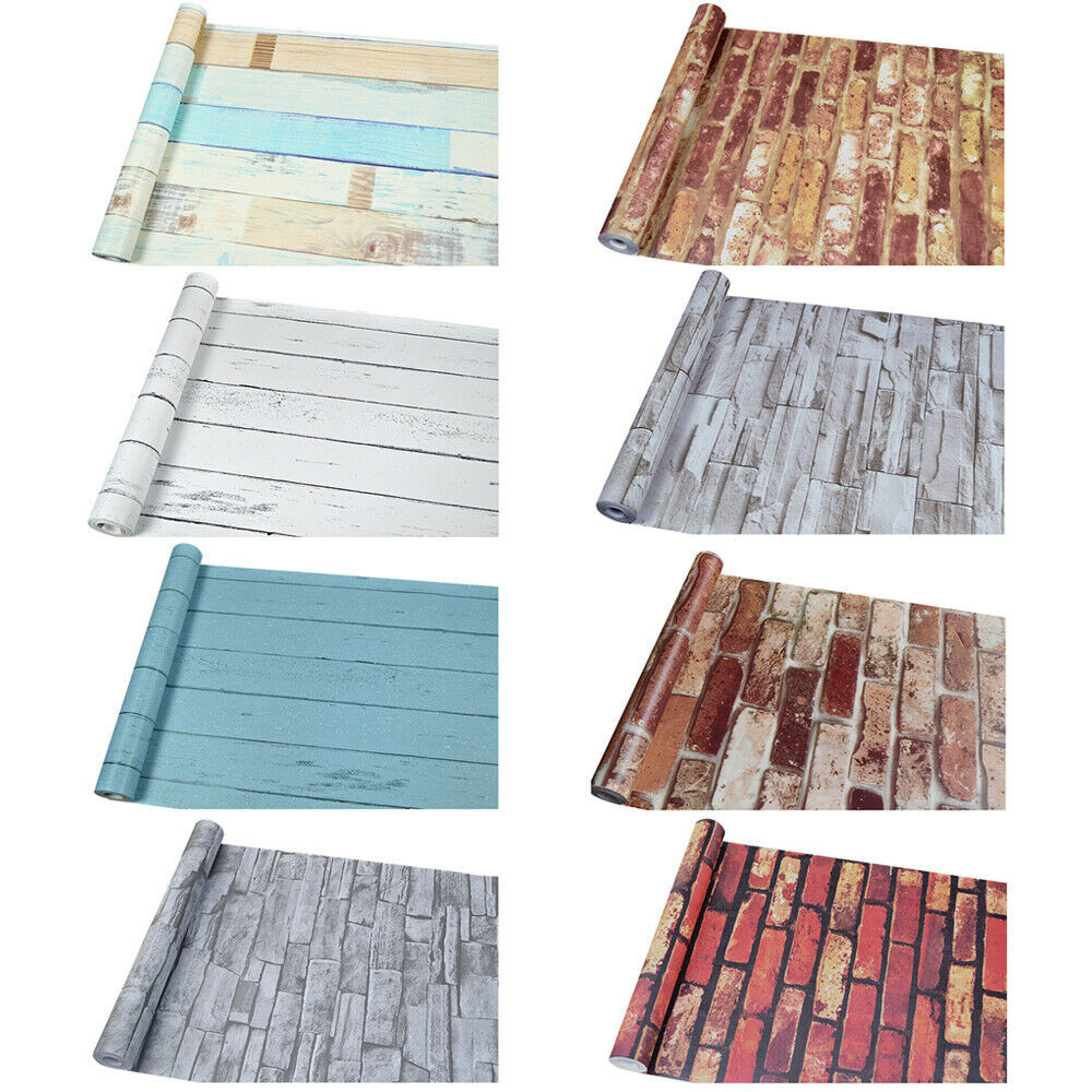3D Wallpaper PVC Contact Paper Self Adhesive Roll 1.5×32ft Waterproof Peel-Stick