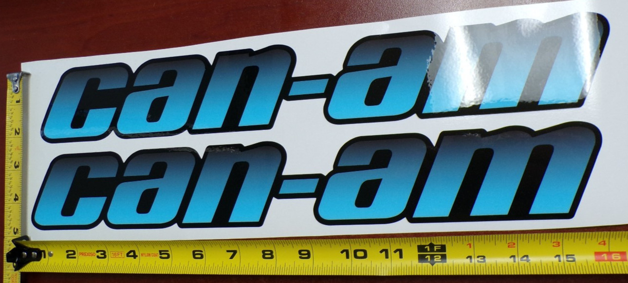 CAN-AM MAVERICK X3 R GRAPHIC DECAL STICKER USA MADE BLACK BLUE GRADIENT THICK