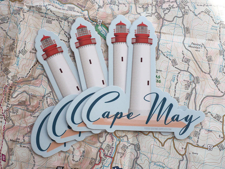 Cape May NJ Lighthouse Sticker