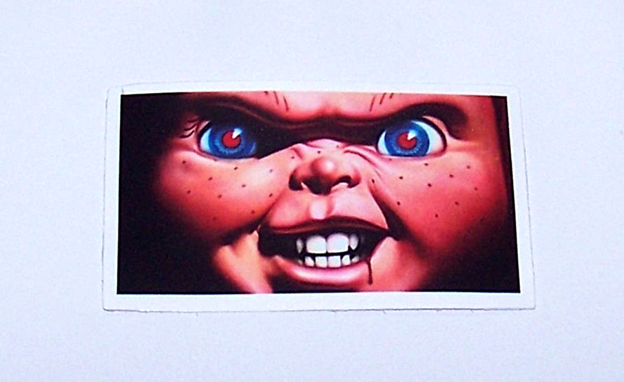 CHUCKY Child's Play Cut Sticker Decal Movie Horror Chucky Doll Film