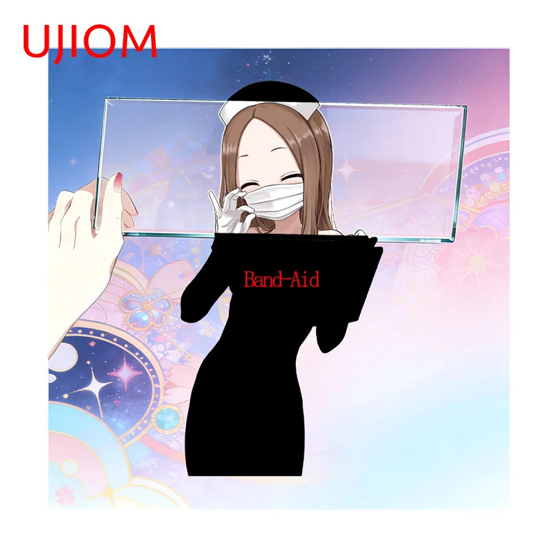 UJIOM Nurse Takagi Graphics Wall Sticker Anime Card Decal Ai Decor Accessories