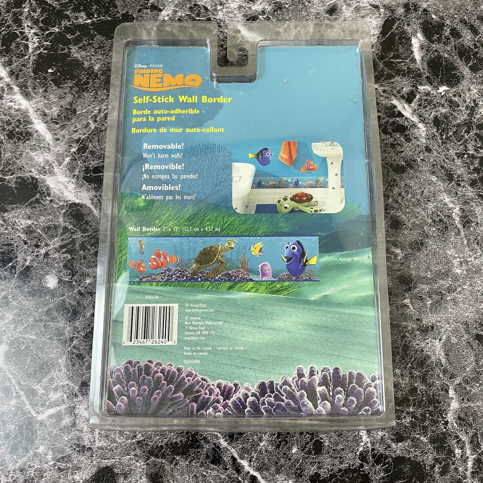 Disney Pixar Finding Nemo Self-Stick Wall Border 5” x 15” Inches Wall Decor NEW