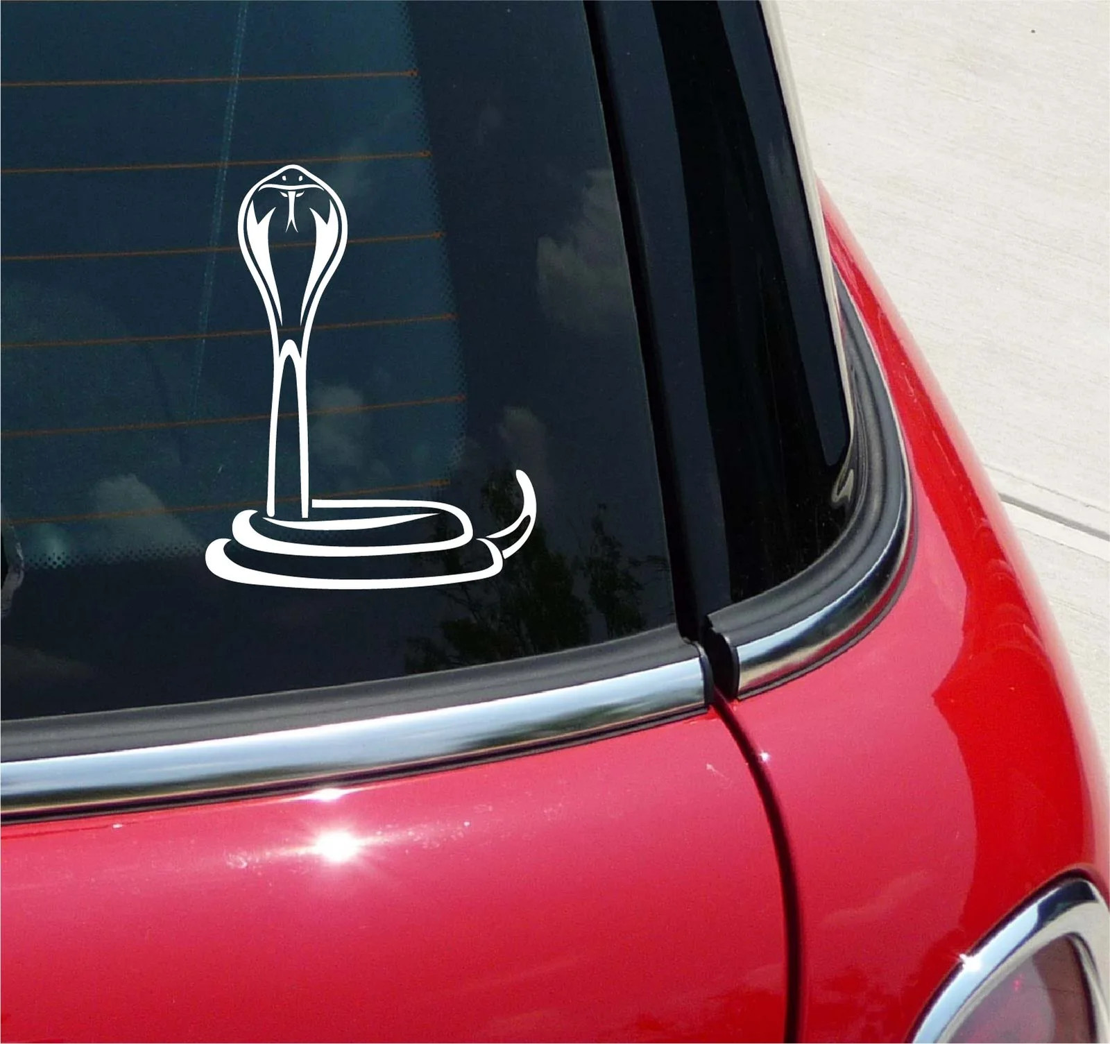 TRIBAL COBRA SNAKE GRAPHIC DECAL STICKER ART CAR WALL