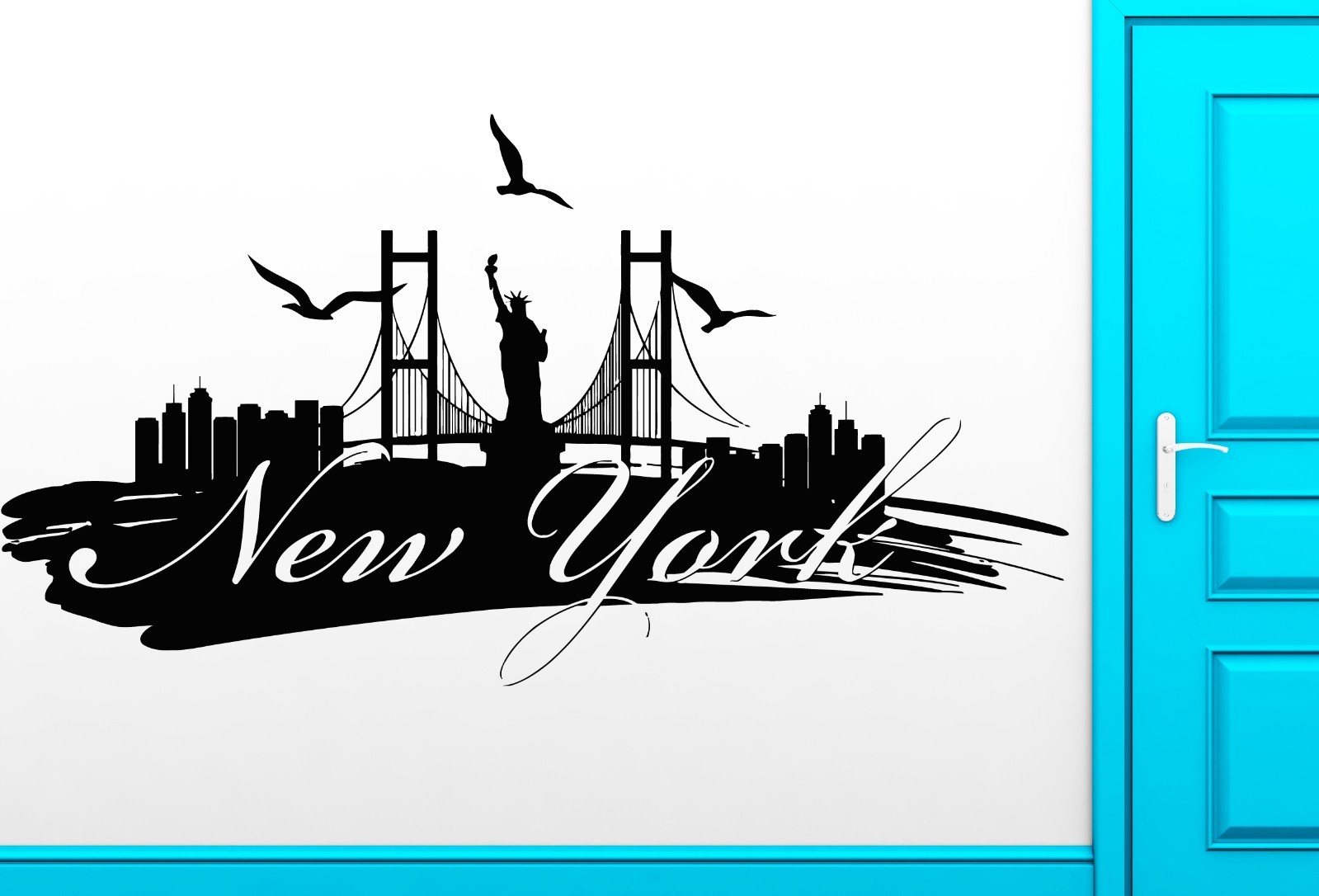 Wall Stickers Vinyl Decal New York City USA Living Room Cool Decor (z2069)