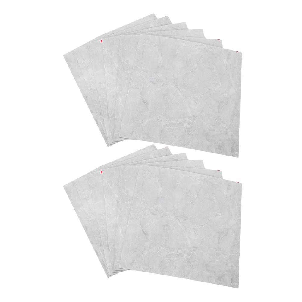12 Pcs Self Adhesive Backsplash Marble Self-adhesive Wall Stickers