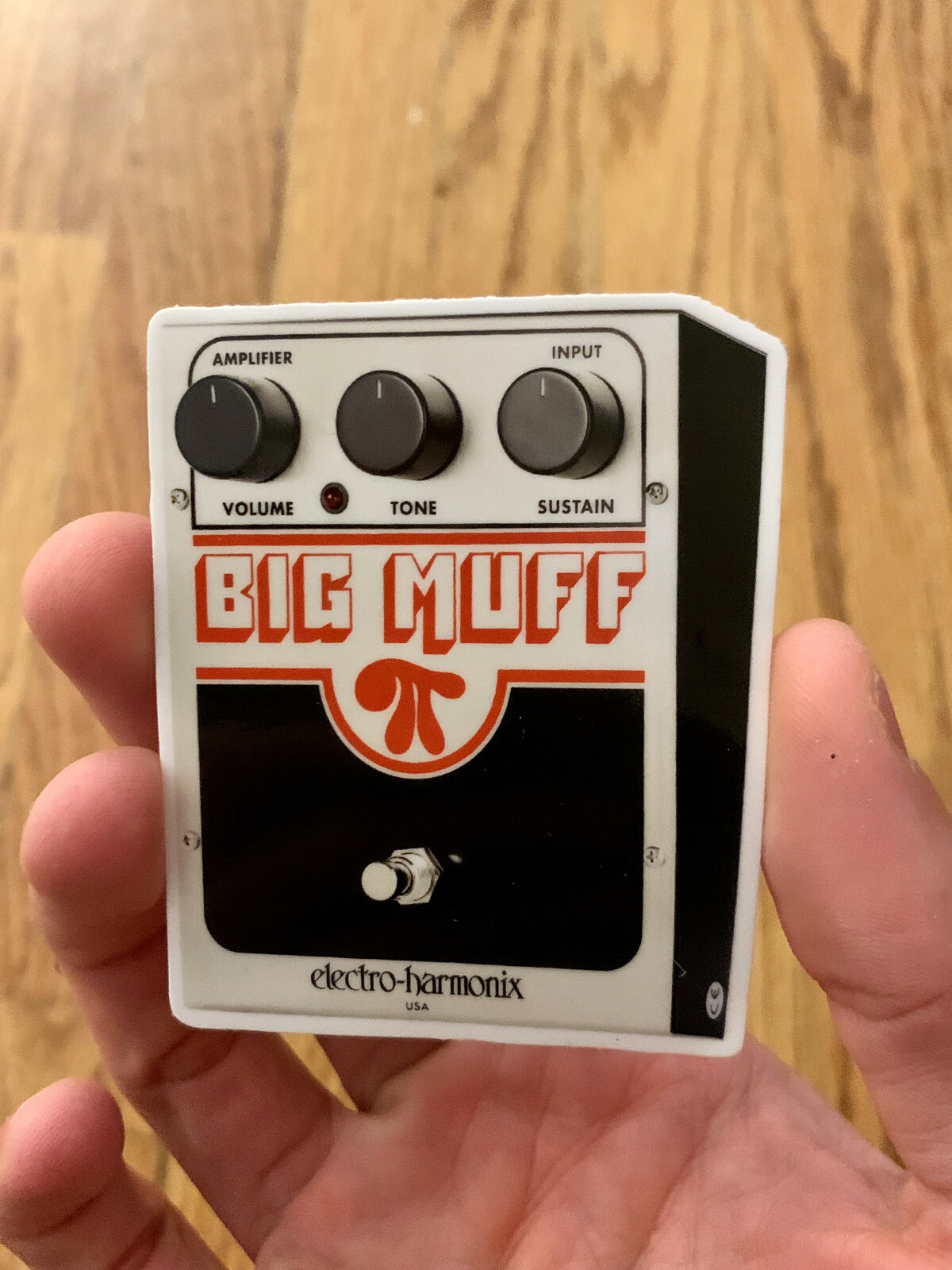 Electro Harmonix Big Muff Pi Fuzz Pedal Premium Vinyl decal sticker guitar skate