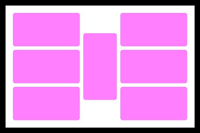 Rectangle Polka Dot Vinyl Decals Waterproof Outdoor Multiple Colors and Sizes