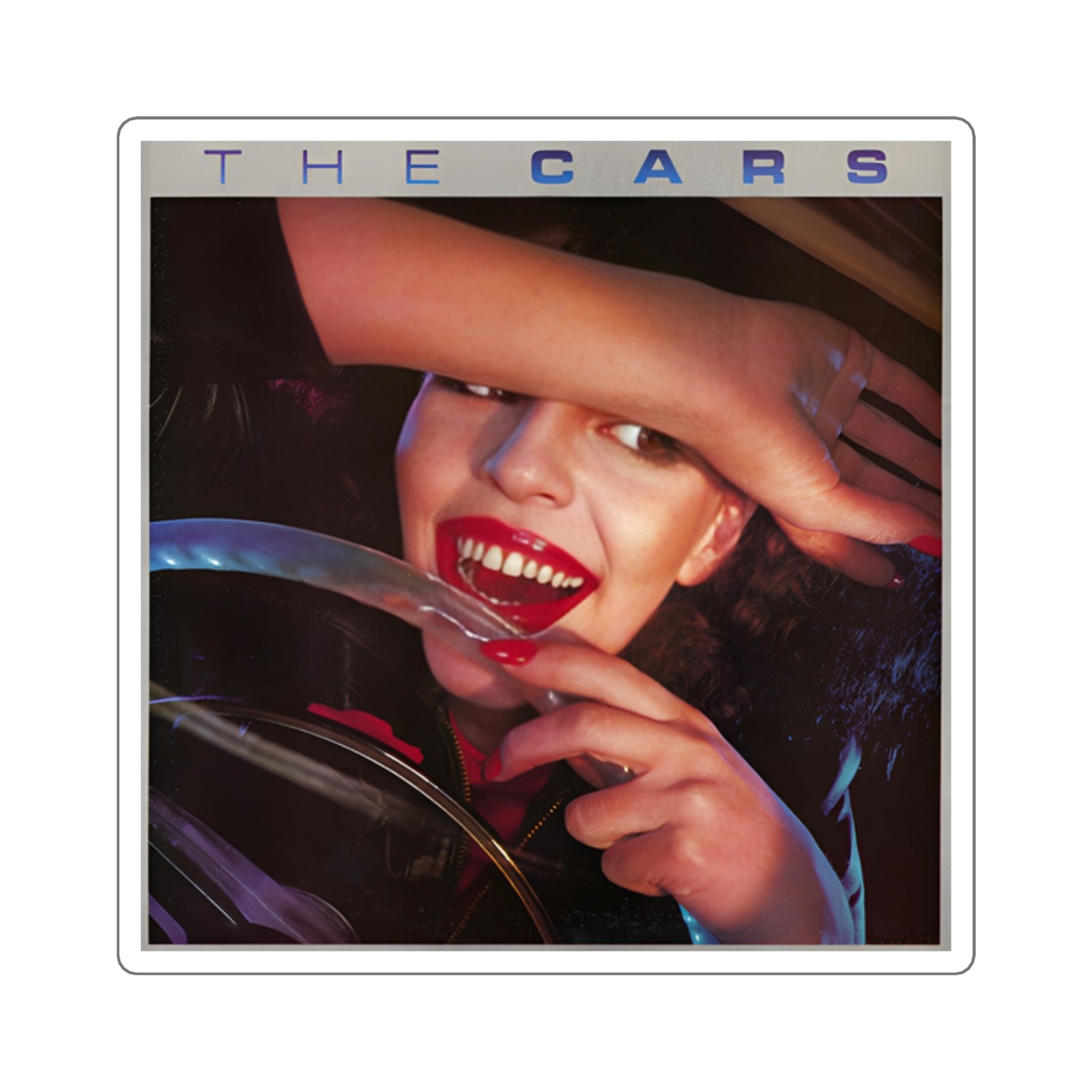 The Cars “The Cars” Sticker | New Wave Rock Pop Album Decal