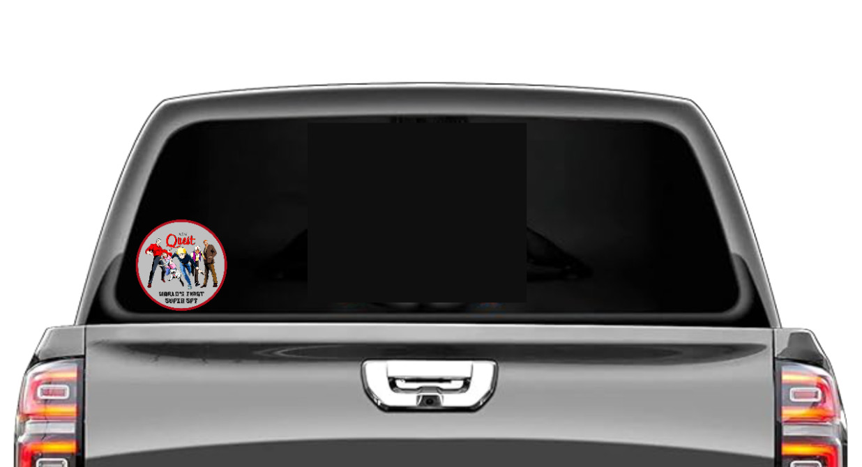Cartoons – Jonny Quest "Super Spy" – 4" Vinyl Decal Vehicle Laptop Cooler Decor