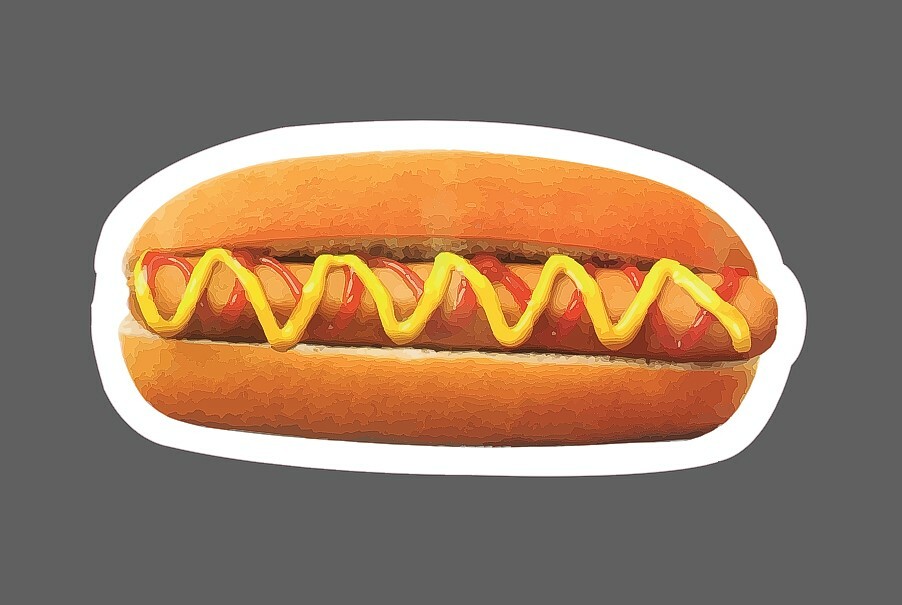 Hotdog Sticker Waterproof Glizzy Frank – Buy Any 4 For $1.75 Each Storewide!