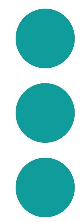 2.5" Turquoise Blue Round Dots Stickers Color Coding Inventory 2.5 Inch Dot