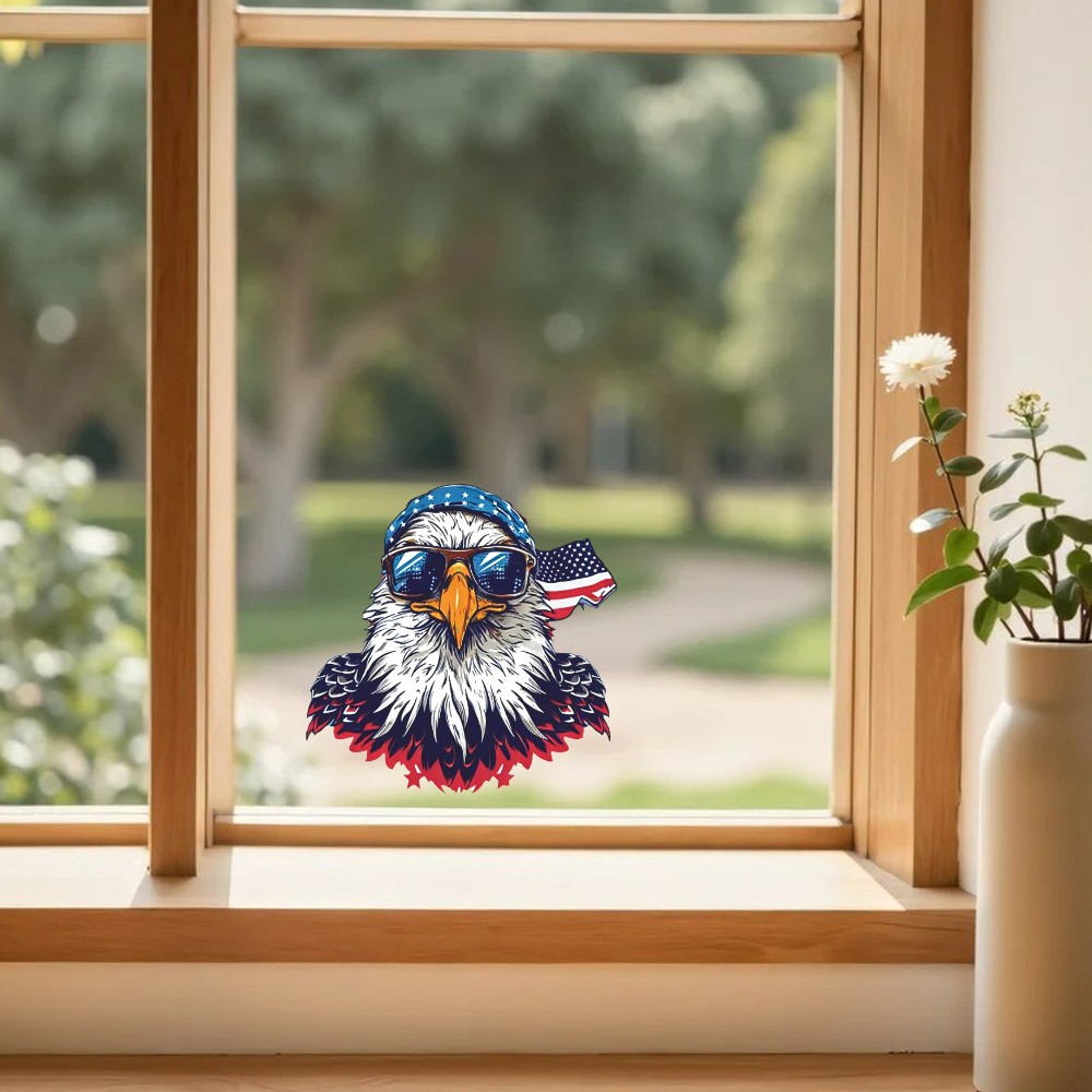 American Symbols Stickers Vinyl Self-adhesive Self-adhesive for Window Laptop UE