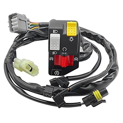 Handlebar Control Switch Start Kill Stop Headlight Button for Honda Foreman
