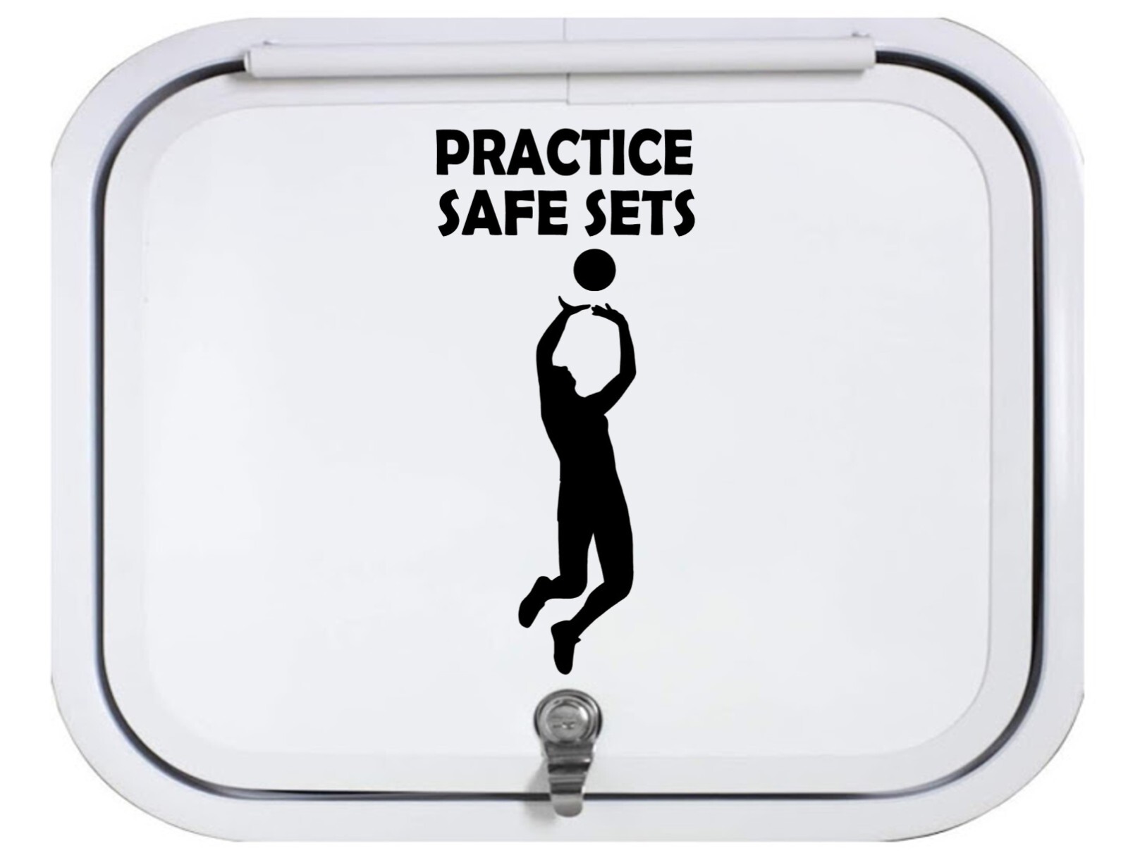 Funny Volleyball Decal Sticker Car Window Tumbler Cup BG999