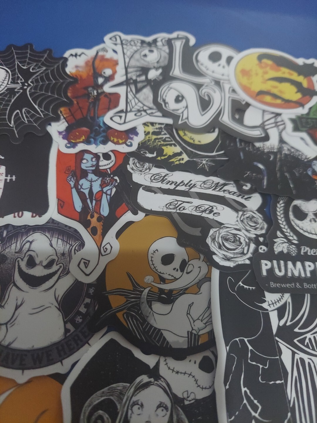 Nightmare Before Christmas Stickers Gothic Jack Skellington Sally Vinyl Stickers