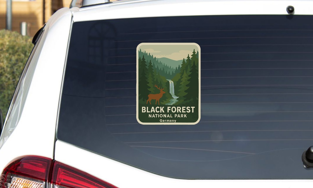 Black Forest Germany National Park Sticker Decal Vinyl Die-Cut World