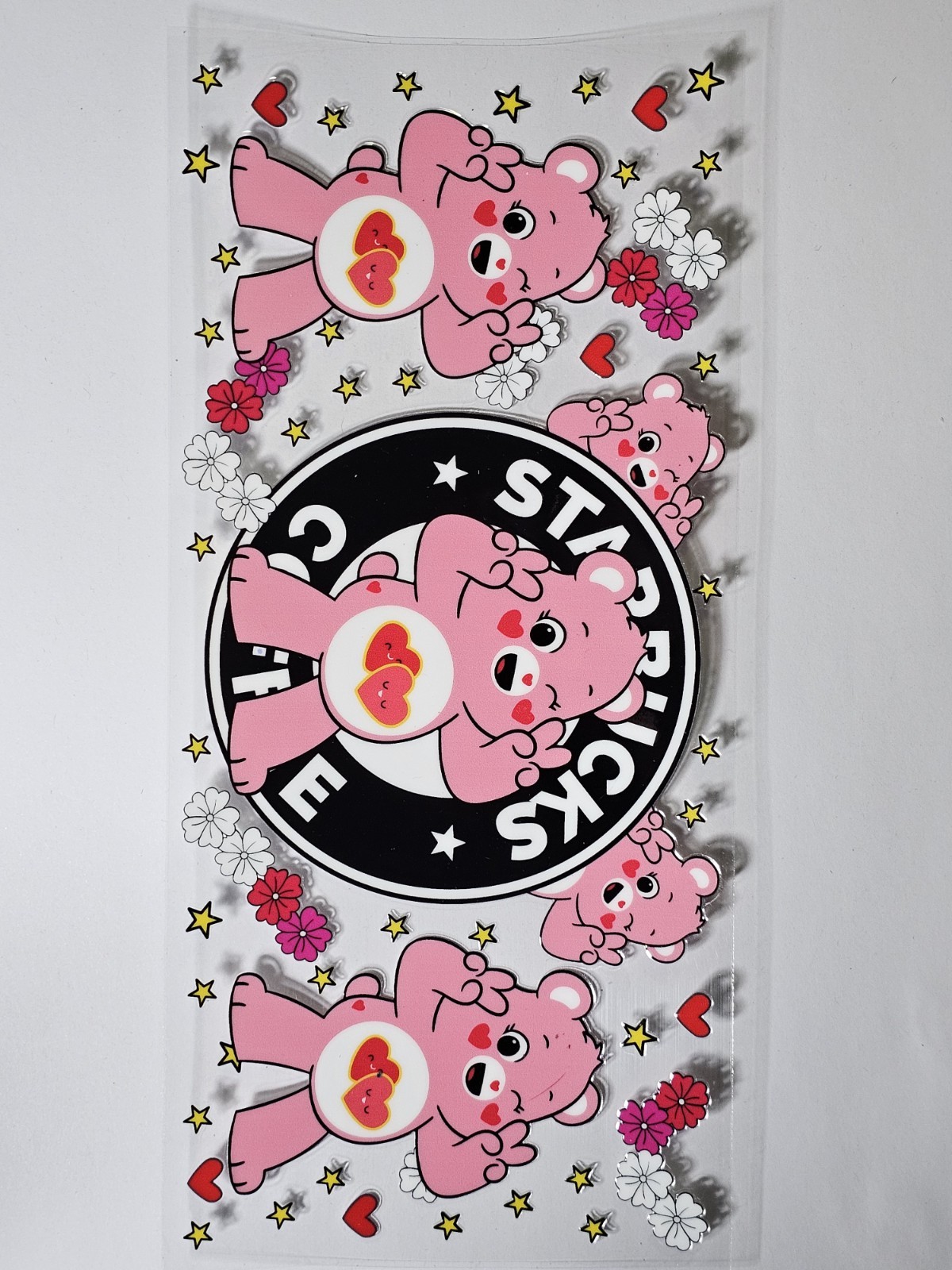 Care Bears UV DTF Transfer Sticker Wrap Tumbler UVDTF BUY 10+ GET COMBINED SHIP