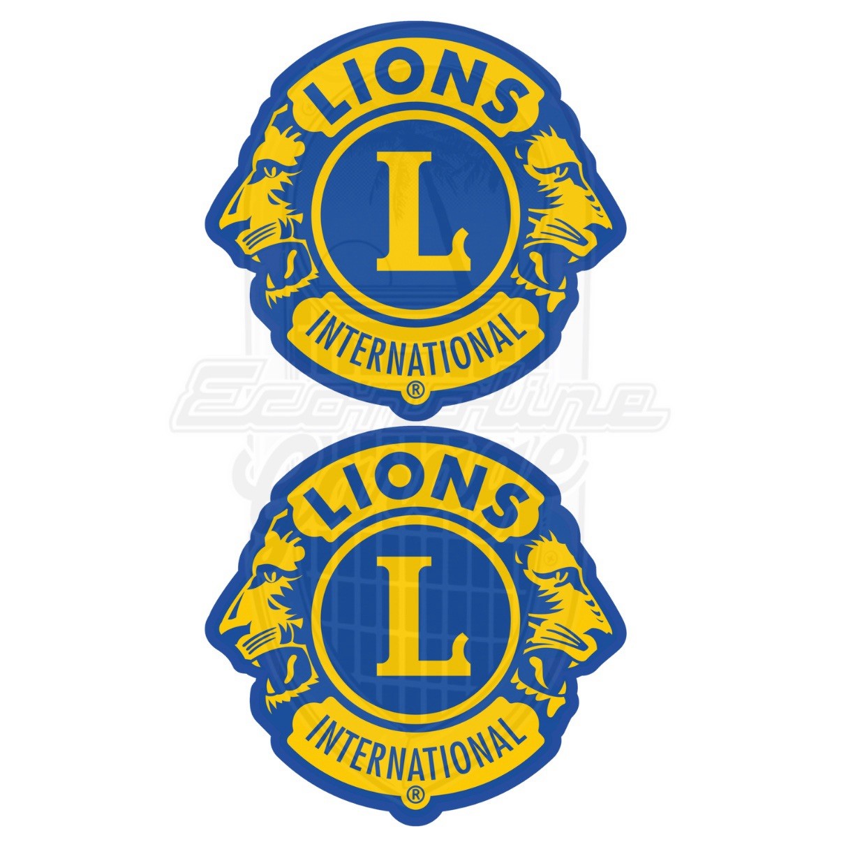 X2 Lions Club International 3” Sticker Decal NEW Waterproof “We Serve” USA