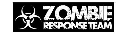 Zombie Bumper Stickers ZOMBIE RESPONSE TEAM Vehicle Stickers Set of 2 #741 9"