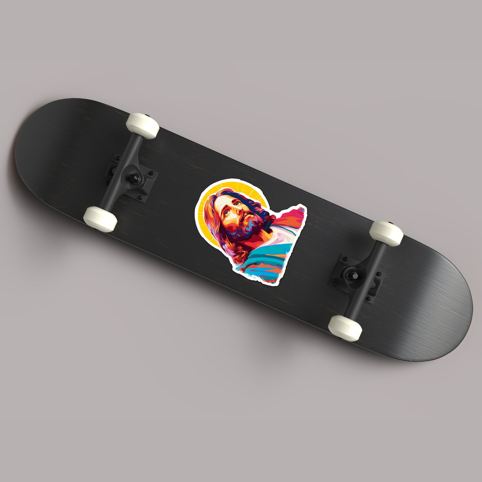 Jesus Christ Halo – Vinyl Decal Sticker – Car Window Laptop – ebn9985