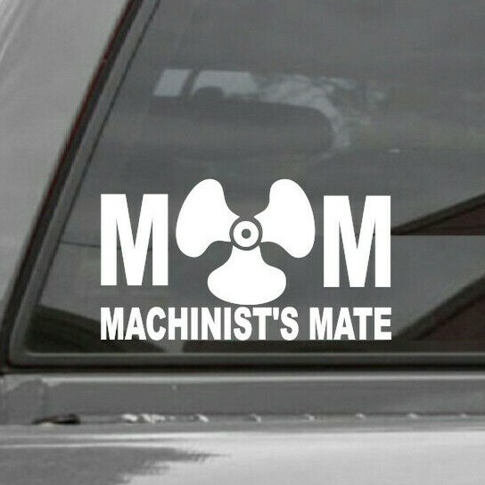 MM Machinist's Mate U.S.NAVY Vinyl Window Decal Sticker