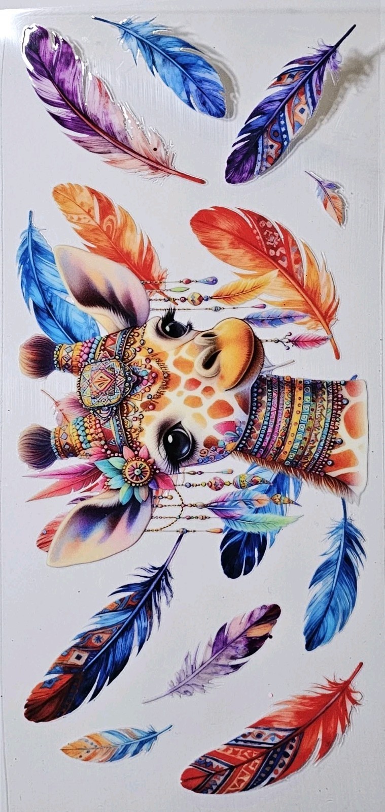 Giraffe UV DTF Transfer Sticker Wrap Tumbler UVDTF BUY 10+ GET COMBINED SHIPPING
