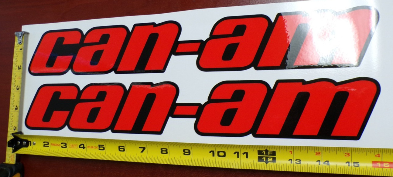 CAN-AM MAVERICK X3 R GRAPHIC DECAL STICKER USA MADE RED SOLID THICK