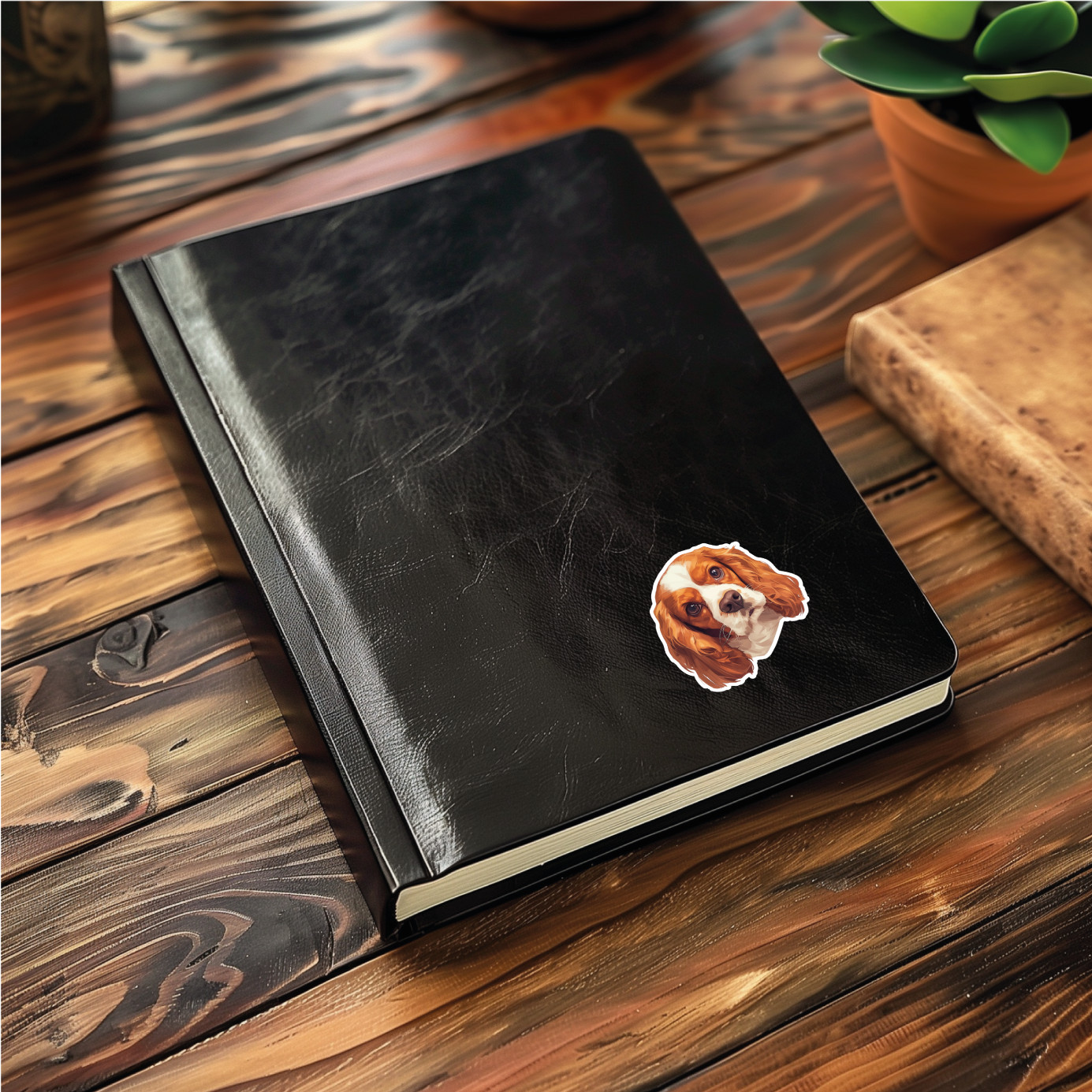Laminated decal/sticker–UV/Water resistant for in/outdoor use – Dog