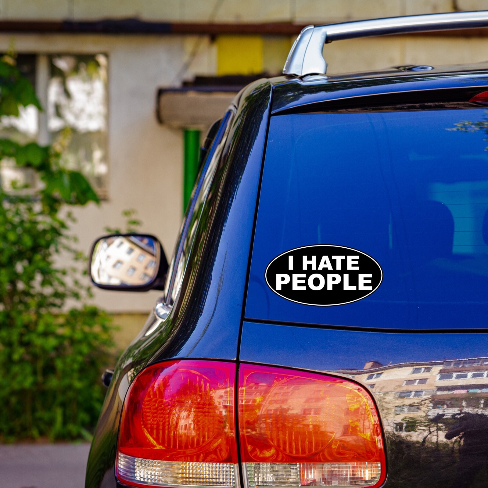 I HATE PEOPLE Sticker Vinyl Decal Car Window Wall Bumper Funny Insult Everyone