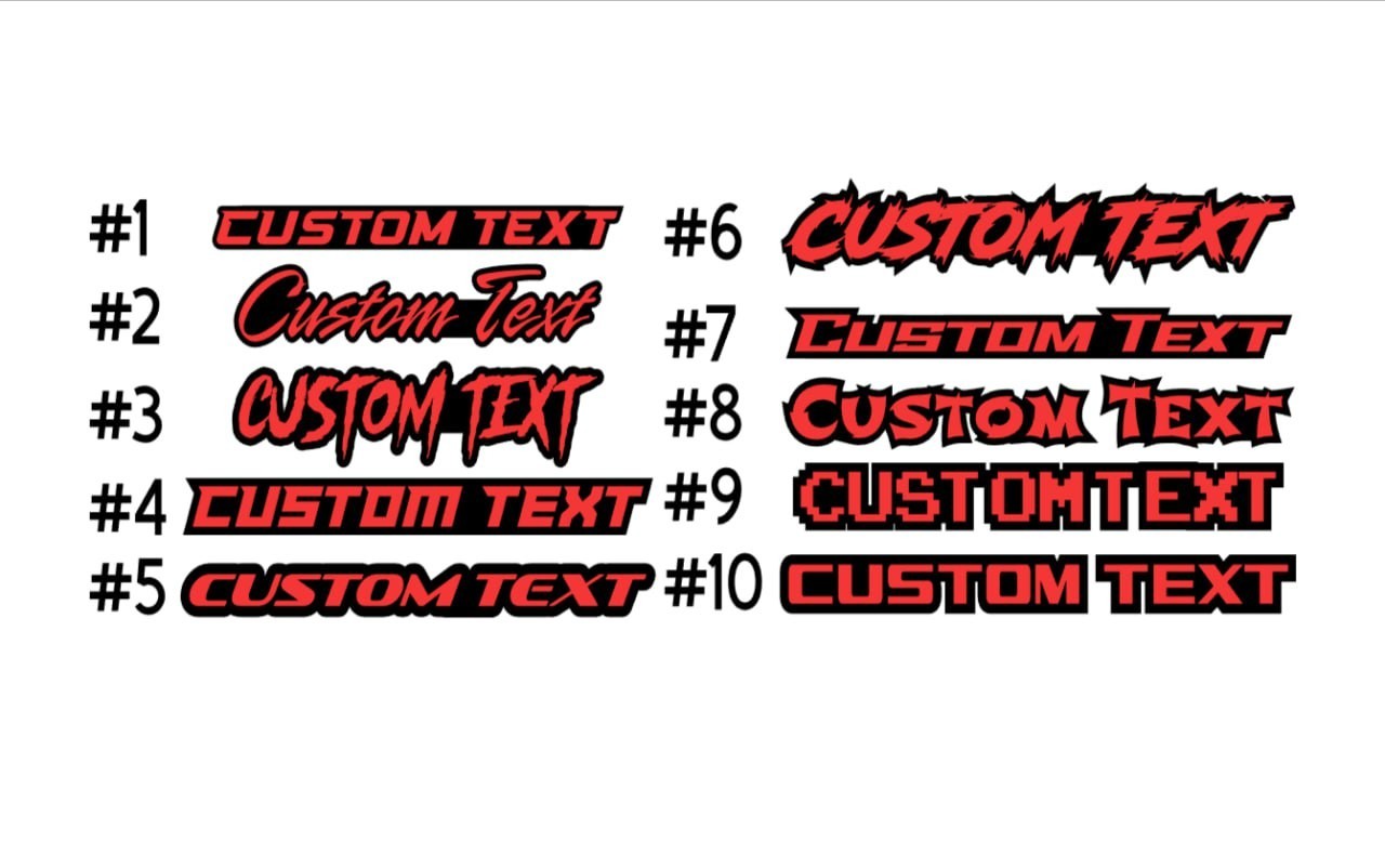 Personalized TEXT NAME LOGO Custom Car License Plate Frame 3D Laser Multicolor