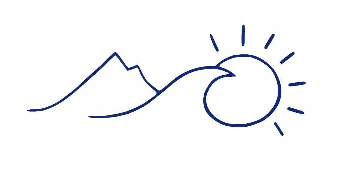 Climb, Surf & Sunshine Die Cut Window Sticker Decal – Multiple Colors